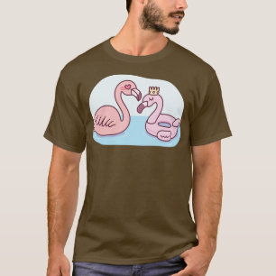 Camiseta Funny Flamingo ama Piscina Flamingo Cor-de-Rosa