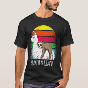 Camiseta Funny Fluffy Animal Llama