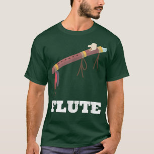 Camiseta Funny Flutes Legal Vintage Flute Music Instrumento