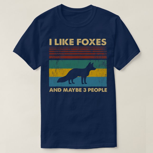 Camiseta Funny Fox Design For Fox Lovers Men Women Kids (Frente do Design)
