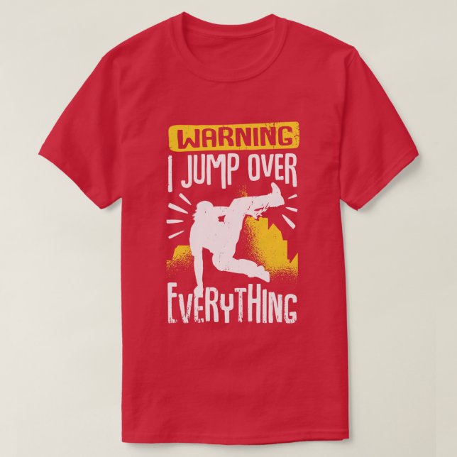 Camiseta Funny Freerunning Freerunner Parkour Traceur Gift (Frente do Design)