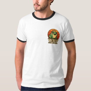 Camiseta Funny Frog – WILF Wow I Love Frogs Retro 
