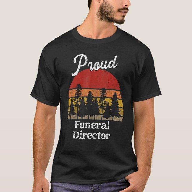 Camiseta Funny Funeral Director Shirts Job Title Profession (Frente)