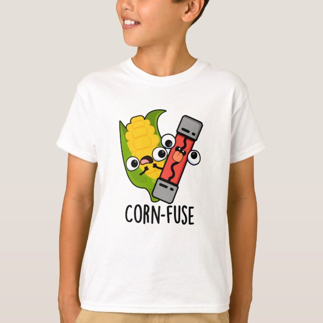 Camiseta Funny Funny Funny Confundida com Milho (Frente)