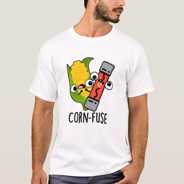 Camiseta Funny Funny Funny Confundida com Milho (Frente)
