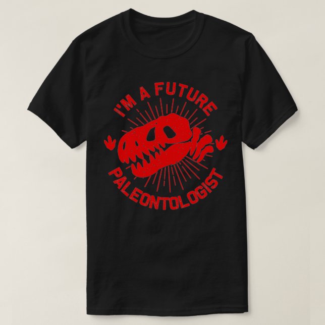 Camiseta Funny Future Paleontologist Gift For Kids Boys Pal (Frente do Design)