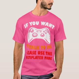 Camiseta Funny Gaming Multiplayer Mode Video Game 