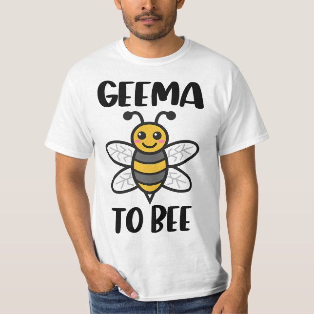 Camiseta Funny Geema to Bee - Grandma to Be (Frente)