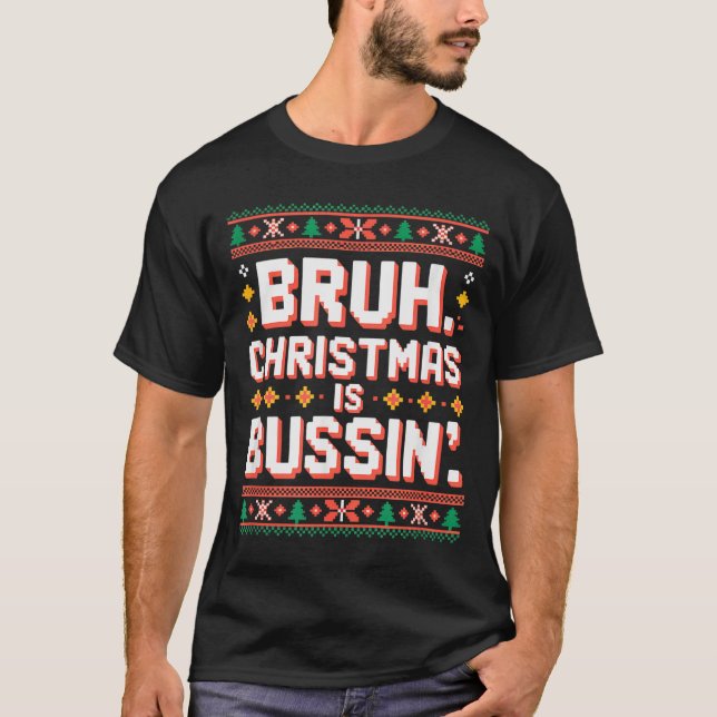 Camiseta Funny Gen Alpha Gen Z Slang Funny Christmas Sweate (Frente)