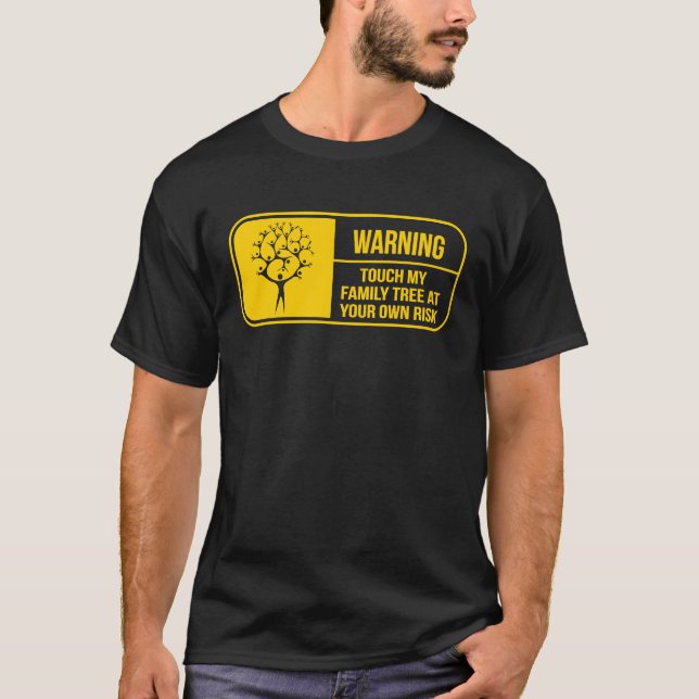 Camiseta Funny Genealogy Warning Family History Tree Resear (Frente)