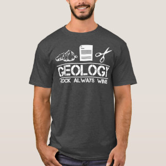 Camiseta Funny Geology Rock Always Wins Geologist Pun 1