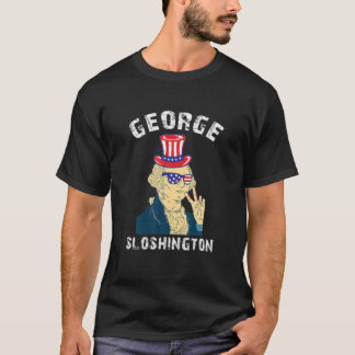 Camiseta Funny George Washington American USA 4 De Julho T