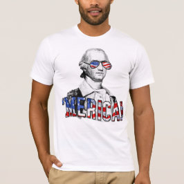 Camiseta Funny George Washington Merica América Patriótica