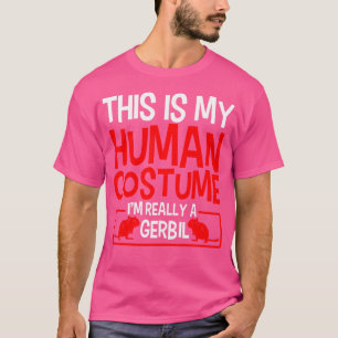 Camiseta Funny Gerbil Humano