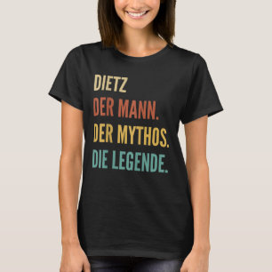 Camiseta Funny German First Name Design - Dietz