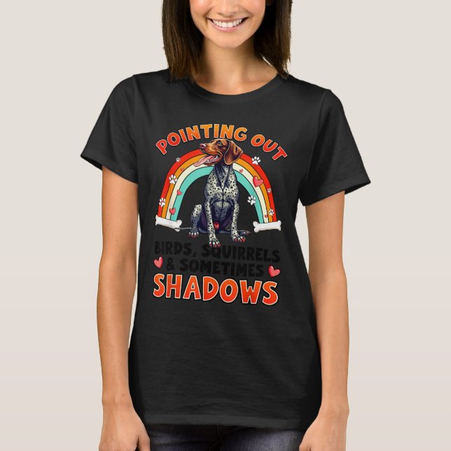 Camiseta Funny German Shorthaired Inter Design For Dog Love (Frente)