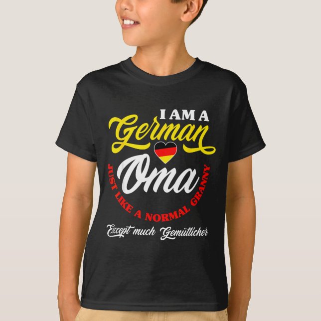 Camiseta Funny Germany German Oma German Granny Deutsche Om (Frente)