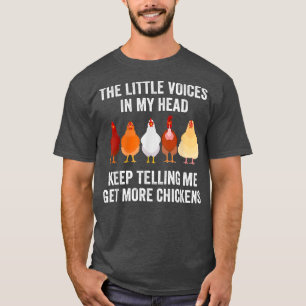 Camiseta Funny Get More Chickens Poultry Farmer Men Women