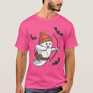 Camiseta Funny Ghost Archery Spooky Halloween Archer Arco H