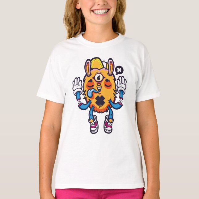 Camiseta Funny ghost monster (Frente)