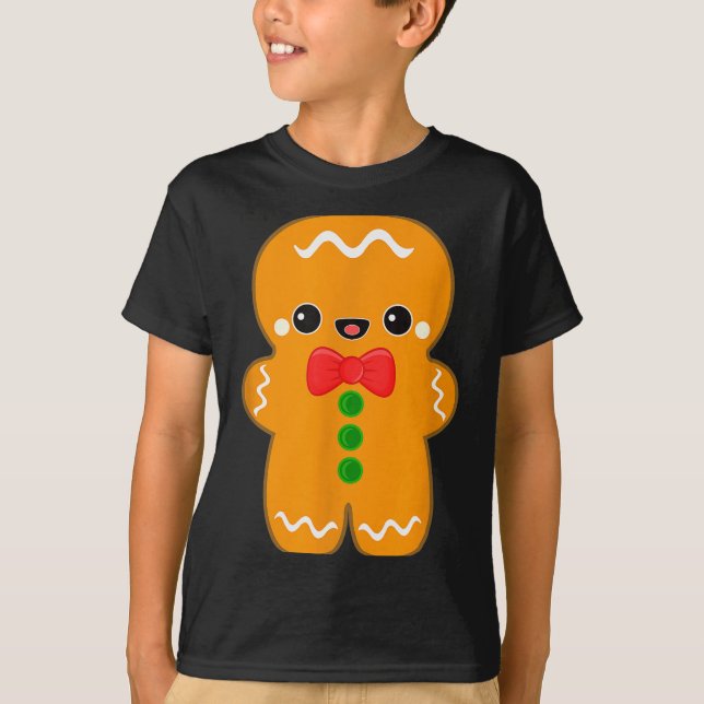 Camiseta Funny Gingerbread Man Christmas Men Women Adult Yo (Frente)