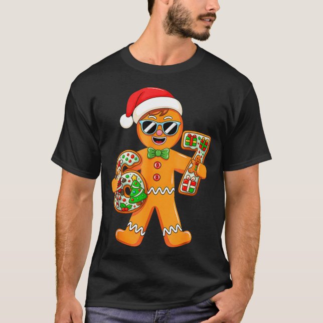 Camiseta Funny Gingerbread Six Seven 67 Gingerbread Man Xma (Frente)