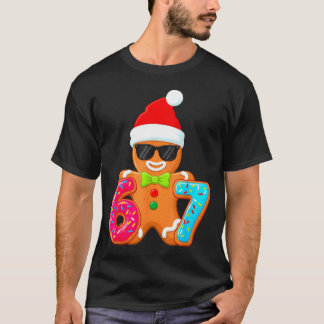 Camiseta Funny Gingerbread Six Seven 67 Ice Cream Drip Chri