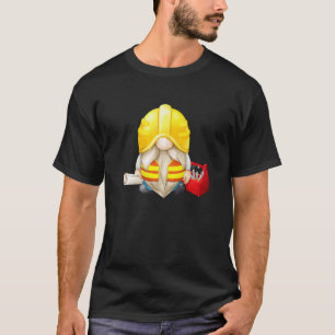 Camiseta Funny Gnome Construction Worker Correspondente à