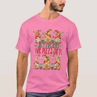 Camiseta Funny Gnome Pizza Birthday Party Design For Girls