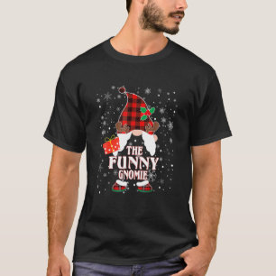 Camiseta Funny Gnomo Buffalo Xadrez Matando a Família Chri