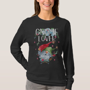 Camiseta Funny Gnomos Floral Motif Para Hippies Unique