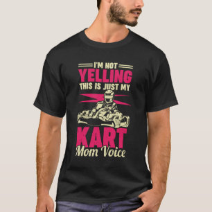 Camiseta Funny Go Kart Racing Mãe Presente