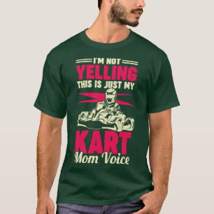 Camiseta Funny Go Kart Racing Mãe Presente