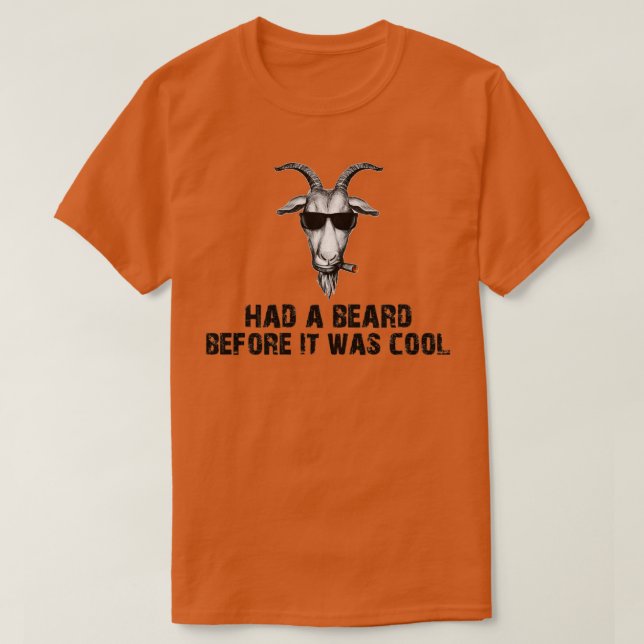 Camiseta Funny Goat Shirt Funny Beard Shirt Gift For Goat L (Frente do Design)