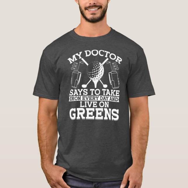 Camiseta Funny Golfer Golfing Pun Humorous Golf Player  (Frente)