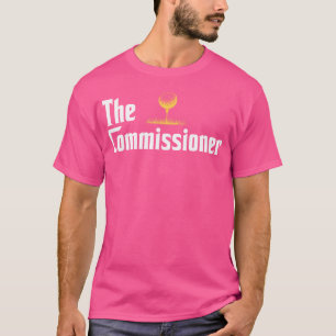 Camiseta Funny Golfer O Comissário Golf League Golfing