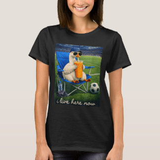 Camiseta Funny Goose Soccer eu moro aqui agora
