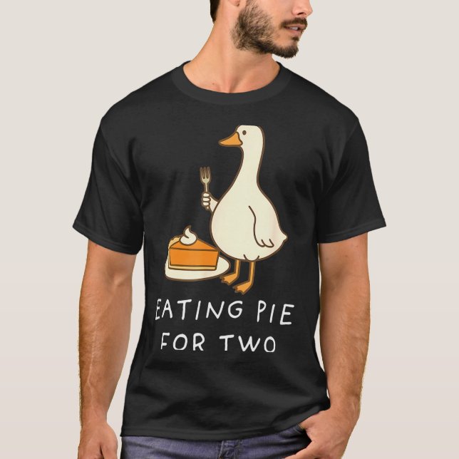 Camiseta Funny Goose Thanksgiving Couples Pregnancy Announc (Frente)