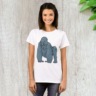 Camiseta Funny Gorilla Legal Blue Ape Design