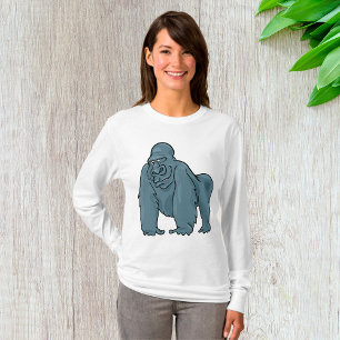 Camiseta Funny Gorilla Legal Blue Ape Design