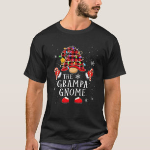 Camiseta Funny Grampa Gnome Matching Family Christmas Pajam