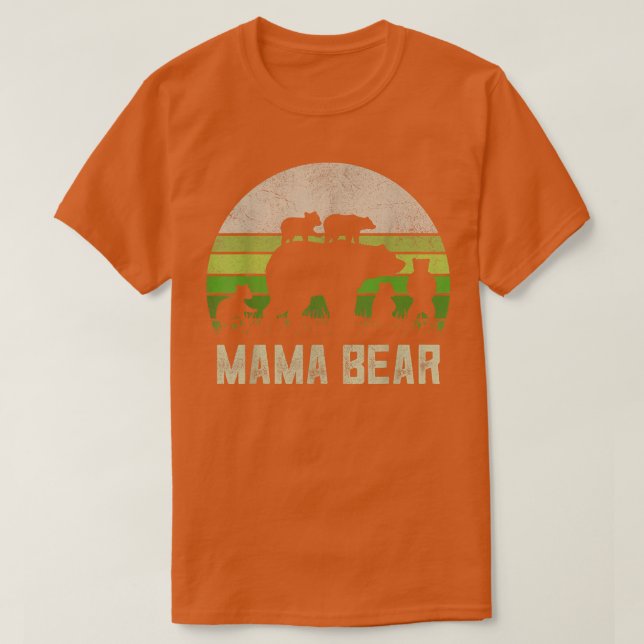 Camiseta Funny Grandma Shirts From Grandkid, 5 Cubs Mama Be (Frente do Design)