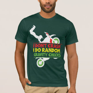 Camiseta Funny Gravity Check Cyclist Shirt | Bold Minimalis