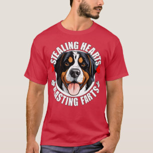 Camiseta Funny Greater Swiss Mountain Dog Swissy Roubando H