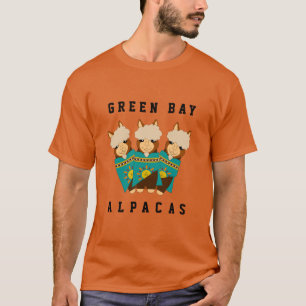 Camiseta Funny Green Bay Alpacas