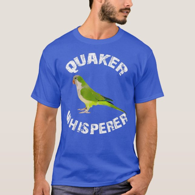 Camiseta Funny Green Quaker Whisperer Parrot Bird Apparel (Frente)