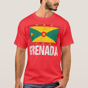 Camiseta Funny Grenada Sinalizador Homens Mulheres Criança