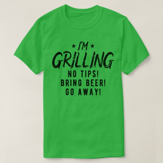 Camiseta Funny Grill Barbecue SMoker Griling (Frente do Design)