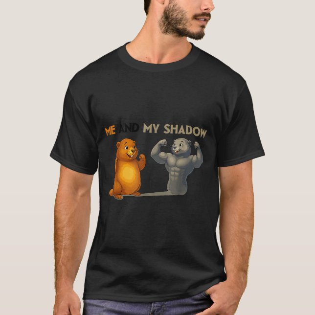 Camiseta Funny Groundhog Day  (Frente)