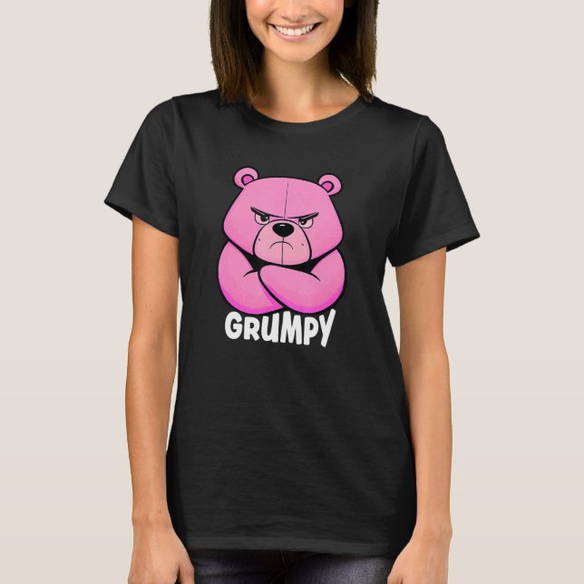 Camiseta Funny Grumpy Bear - Grouch Or Grouch (Frente)